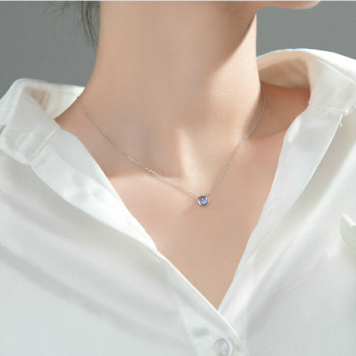 シンプルネックレス レディース シルバー925 Silver925 アレルギー対応 プレゼント ネックレス シンプル シルバー ゴールド 小さめ 華奢 重ね付け  上品 清楚 デイリー カジュアル フォーマル オフィス 大人 925 女性