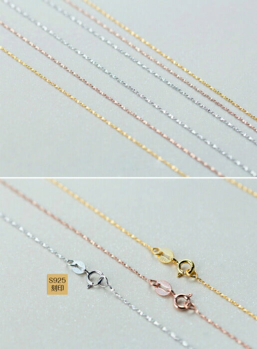 シルバー925 シンプルネックレス レディース Silver925 アレルギー対応 プレゼント ネックレス シンプル シルバー ゴールド 小さめ 華奢  重ね付け 上品 清楚 デイリー カジュアル 925 フォーマル オフィス 大人 女性
