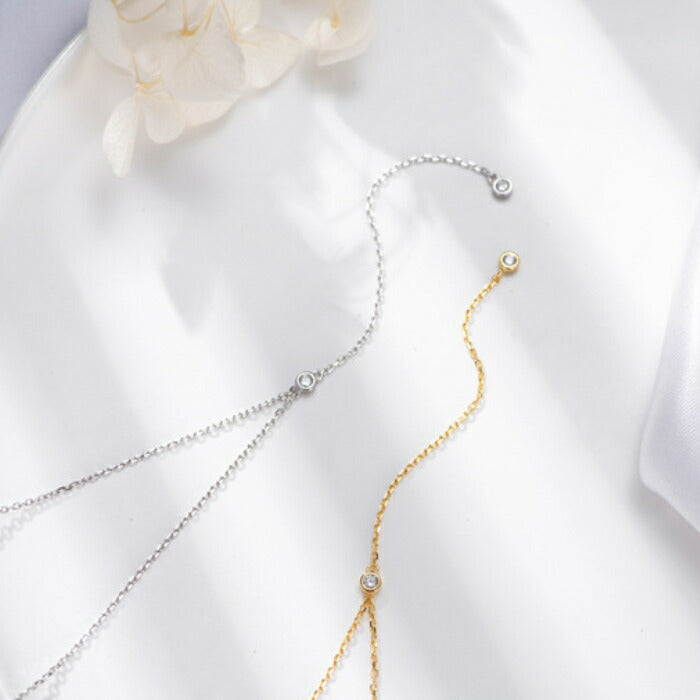 ネックレス レディース シルバー925 Silver925 キュービックジルコニア シルバーネックレス シルバー ゴールド RYS 送料無料 ギフト 誕生日 プレゼント バレンタイン 彼女 妻