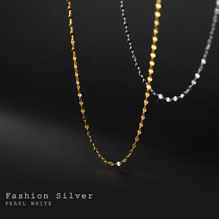 ネックレス レディース Silver925 シルバーネックレス シルバー ゴールド RYS 送料無料 ギフト 誕生日 プレゼント バレンタイン 彼女 妻