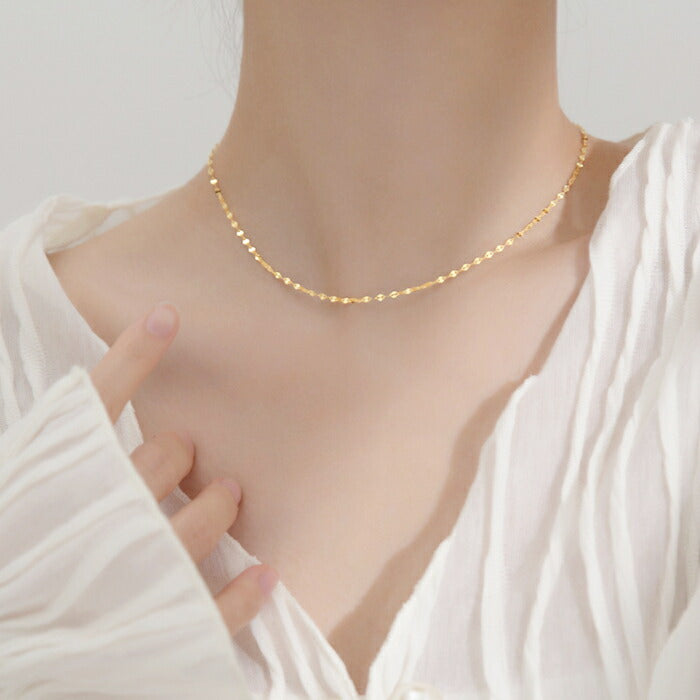 ネックレス レディース Silver925 シルバーネックレス シルバー ゴールド RYS 送料無料 ギフト 誕生日 プレゼント バレンタイン 彼女 妻