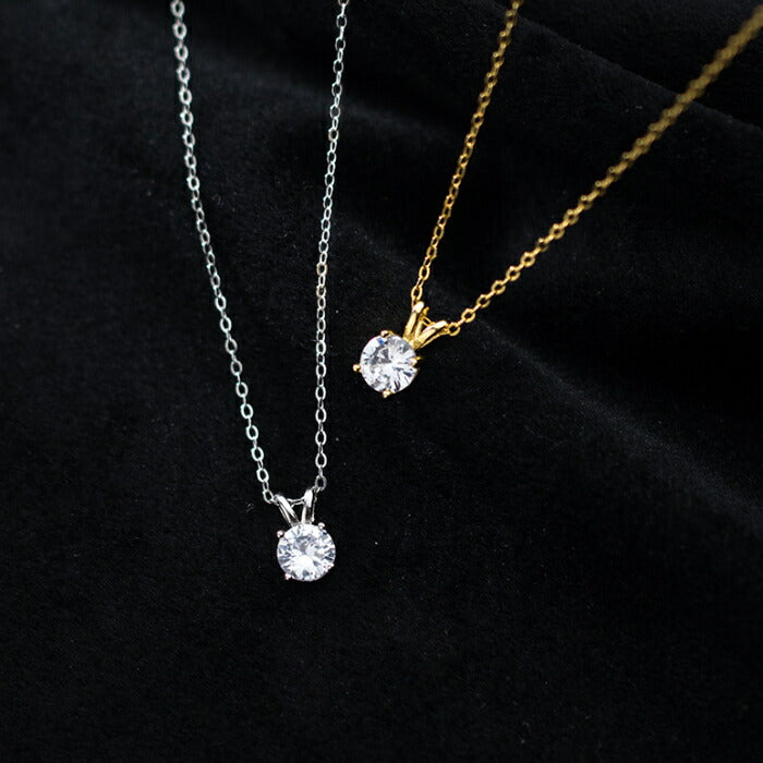 ネックレス レディース シルバー925 Silver925 キュービックジルコニア シルバーネックレス シルバー ゴールド RYS 送料無料 ギフト 誕生日 プレゼント バレンタイン 彼女 妻