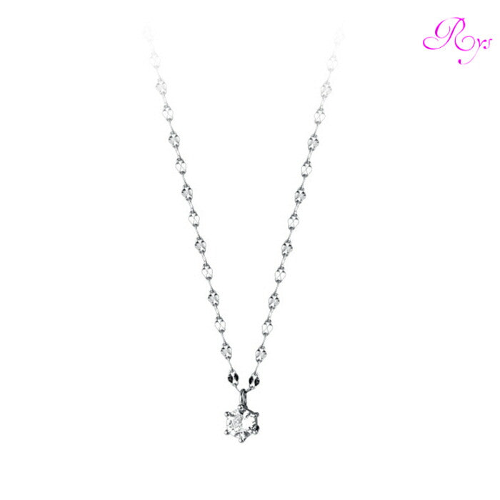 ネックレス レディース シルバー925 Silver925 キュービックジルコニア シルバーネックレス シルバー RYS 送料無料 ギフト 誕生日 プレゼント