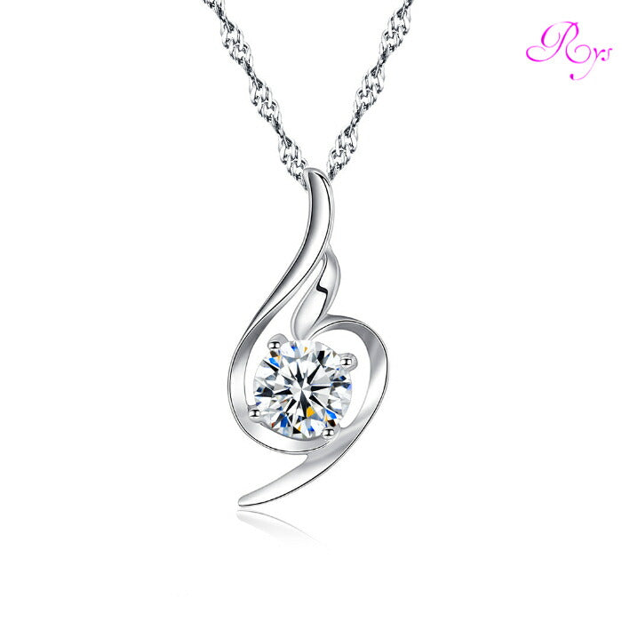 【ギフト対応】 ネックレス レディース シルバー925 Silver925 キュービックジルコニア シルバーネックレス シルバー RYS 送料無料 ギフト 誕生日 プレゼント バレンタイン 彼女 妻