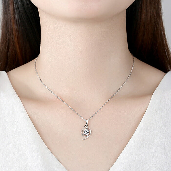 【ギフト対応】 ネックレス レディース シルバー925 Silver925 キュービックジルコニア シルバーネックレス シルバー RYS 送料無料 ギフト 誕生日 プレゼント バレンタイン 彼女 妻