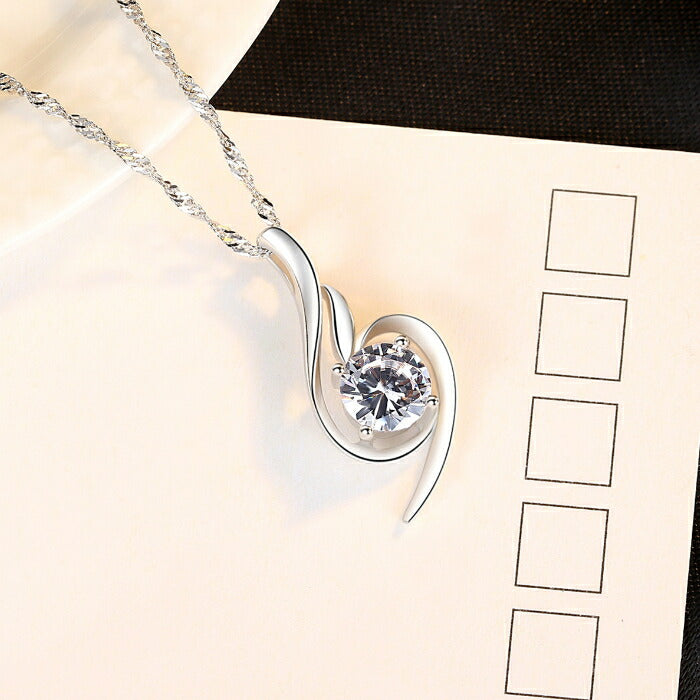 【ギフト対応】 ネックレス レディース シルバー925 Silver925 キュービックジルコニア シルバーネックレス シルバー RYS 送料無料 ギフト 誕生日 プレゼント バレンタイン 彼女 妻