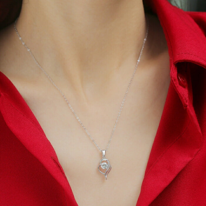 【ギフト対応】 ネックレス レディース Silver925 モアッサナイト シルバーネックレス シルバー RYS 送料無料 ギフト 誕生日 プレゼント バレンタイン 彼女 妻