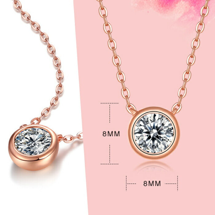 【ギフト対応】 ネックレス レディース Silver925 モアッサナイト シルバーネックレス シルバー RYS 送料無料 ギフト 誕生日 プレゼント バレンタイン 彼女 妻