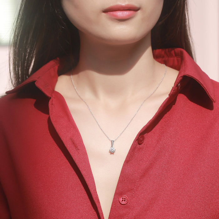 【ギフト対応】 ネックレス レディース Silver925 モアッサナイト シルバーネックレス シルバー RYS 送料無料 ギフト 誕生日 プレゼント バレンタイン 彼女 妻